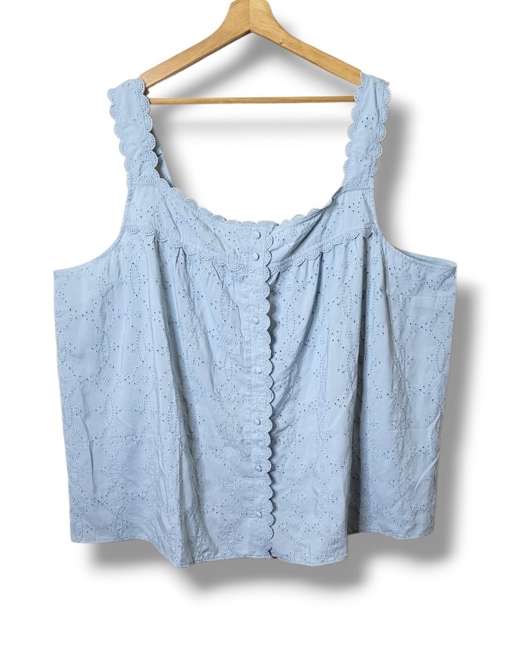 Torrid Eyelet Square Neck Top • Size 4X NWT